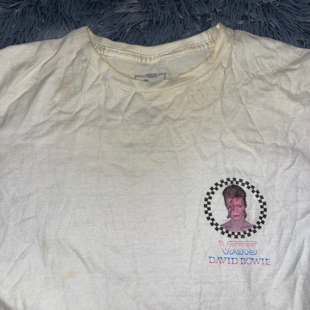 David Bowie vans shirt